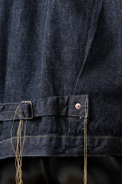 画像をギャラリービューアに読み込む, FULLCOUNT WWⅡ model Brown Cotton Denim Jacket / 13.7oz Zimbabwe Selvedge Denim (INDIGO BLUE / ONE WASHED)