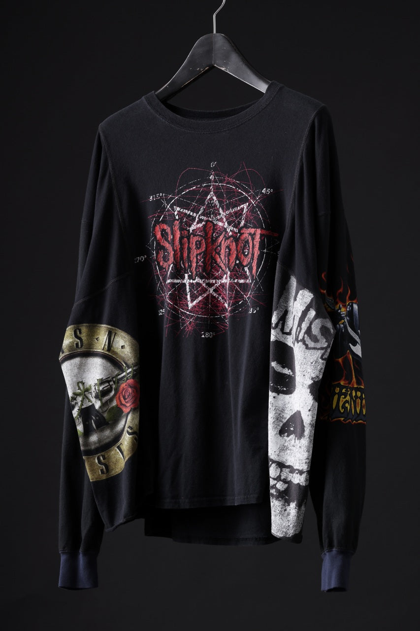 画像をギャラリービューアに読み込む, CHANGES VINTAGE REMAKE QUINTET PANEL LONG SLEEVE T-SHIRT (MULTI #F)