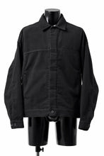 画像をギャラリービューアに読み込む, CAPERTICA BIG JEAN JACKET / NAPPING MOLESKIN (BLACK)