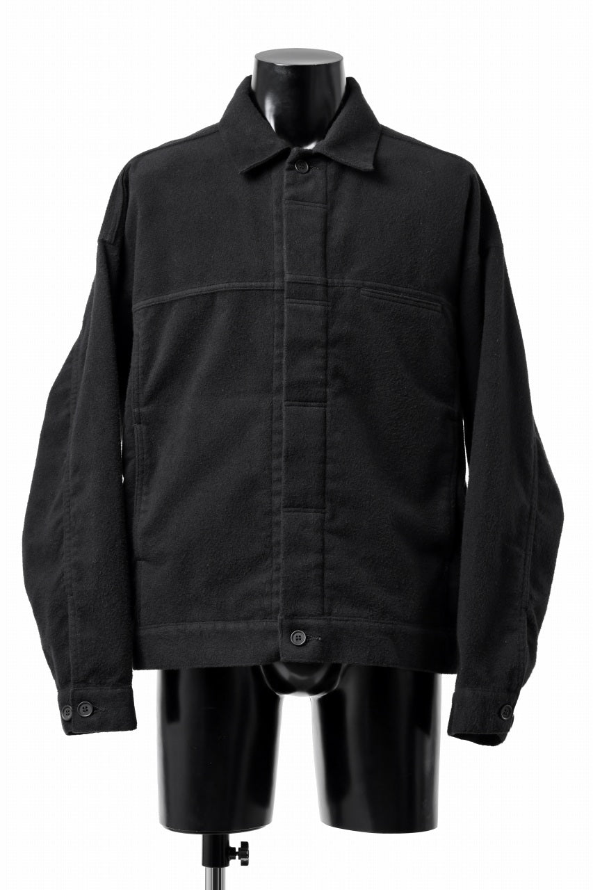画像をギャラリービューアに読み込む, CAPERTICA BIG JEAN JACKET / NAPPING MOLESKIN (BLACK)