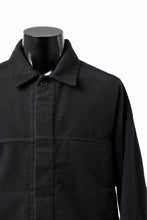 画像をギャラリービューアに読み込む, CAPERTICA BIG JEAN JACKET / NAPPING MOLESKIN (BLACK)