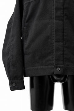 画像をギャラリービューアに読み込む, CAPERTICA BIG JEAN JACKET / NAPPING MOLESKIN (BLACK)