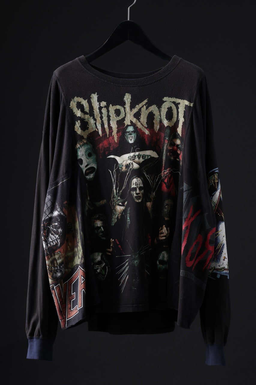 画像をギャラリービューアに読み込む, CHANGES VINTAGE REMAKE QUINTET PANEL LONG SLEEVE T-SHIRT (MULTI #G)