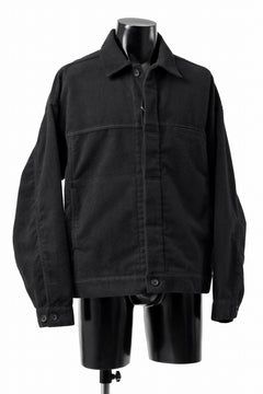 画像をギャラリービューアに読み込む, CAPERTICA BIG JEAN JACKET / NAPPING MOLESKIN (BLACK)