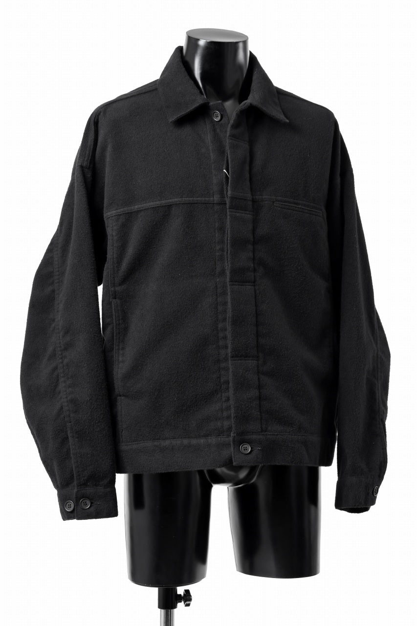 画像をギャラリービューアに読み込む, CAPERTICA BIG JEAN JACKET / NAPPING MOLESKIN (BLACK)