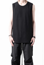 画像をギャラリービューアに読み込む, N/07 NO SLEEVE TOP / SUPER STRETCH BARE TELECO (BLACK)