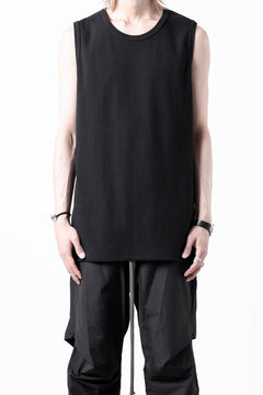 画像をギャラリービューアに読み込む, N/07 NO SLEEVE TOP / SUPER STRETCH BARE TELECO (BLACK)