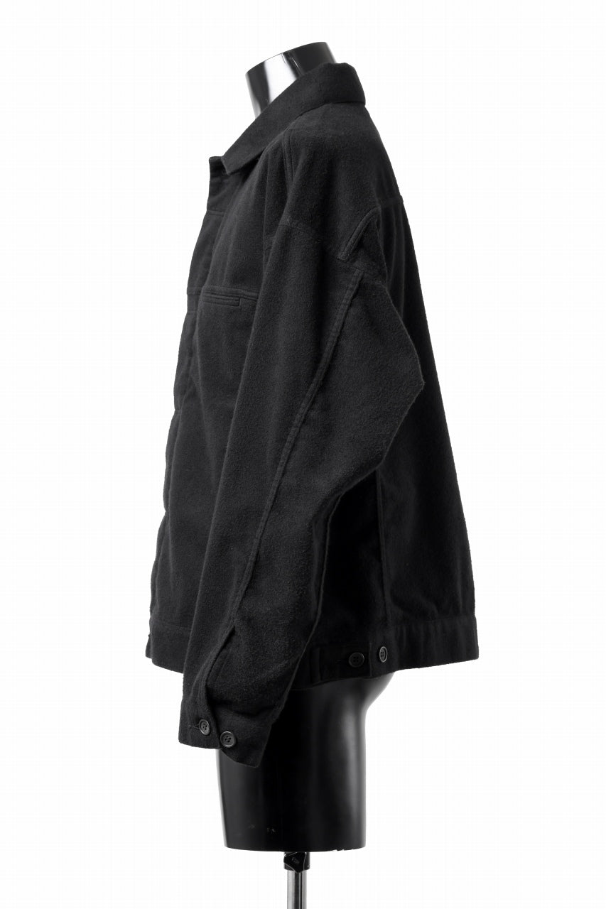 画像をギャラリービューアに読み込む, CAPERTICA BIG JEAN JACKET / NAPPING MOLESKIN (BLACK)