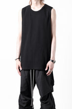 画像をギャラリービューアに読み込む, N/07 NO SLEEVE TOP / SUPER STRETCH BARE TELECO (BLACK)