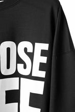 Load image into Gallery viewer, MASTERMIND WORLD x KATHARINE HAMNETT SLOGAN BIG TEE / CHOOSE LIFE (BLACK)