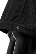画像をギャラリービューアに読み込む, CAPERTICA BIG JEAN JACKET / NAPPING MOLESKIN (BLACK)