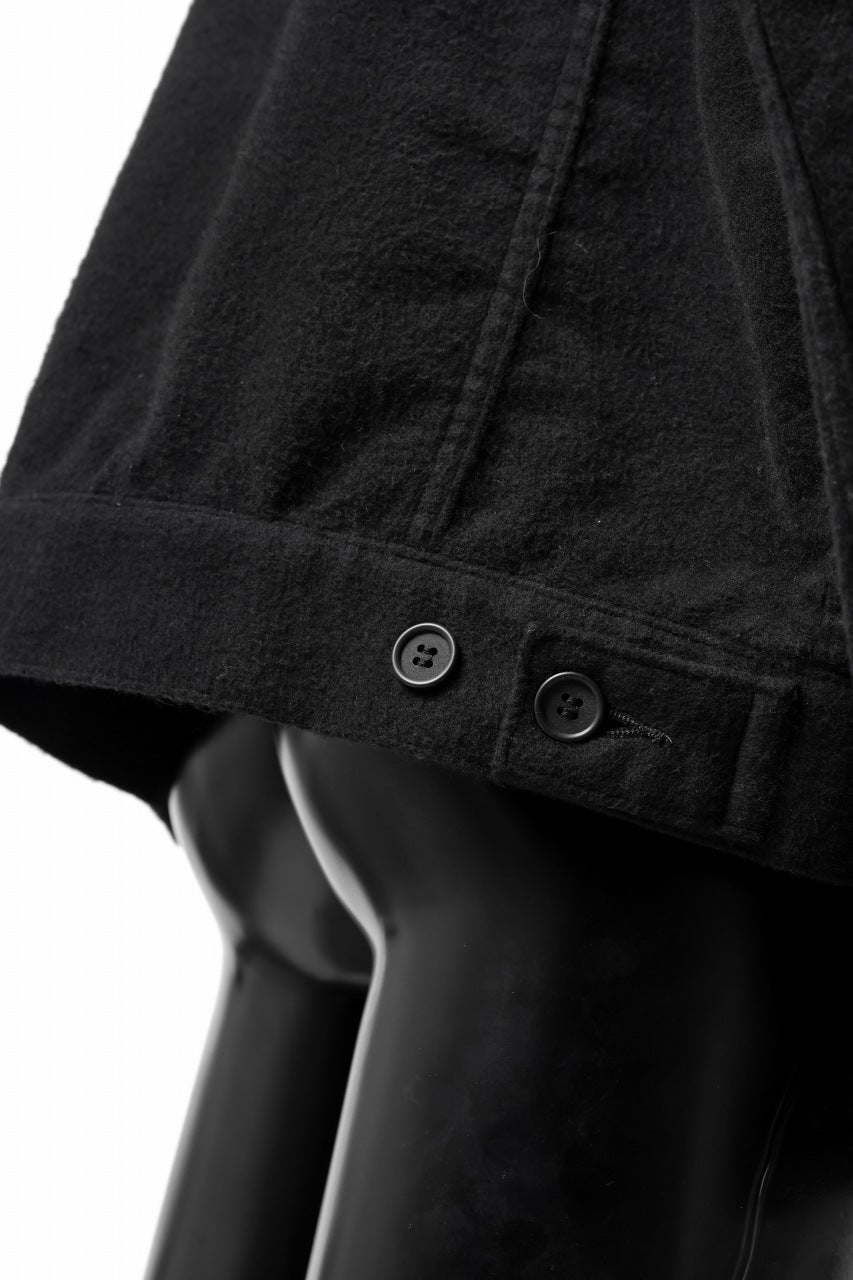 画像をギャラリービューアに読み込む, CAPERTICA BIG JEAN JACKET / NAPPING MOLESKIN (BLACK)