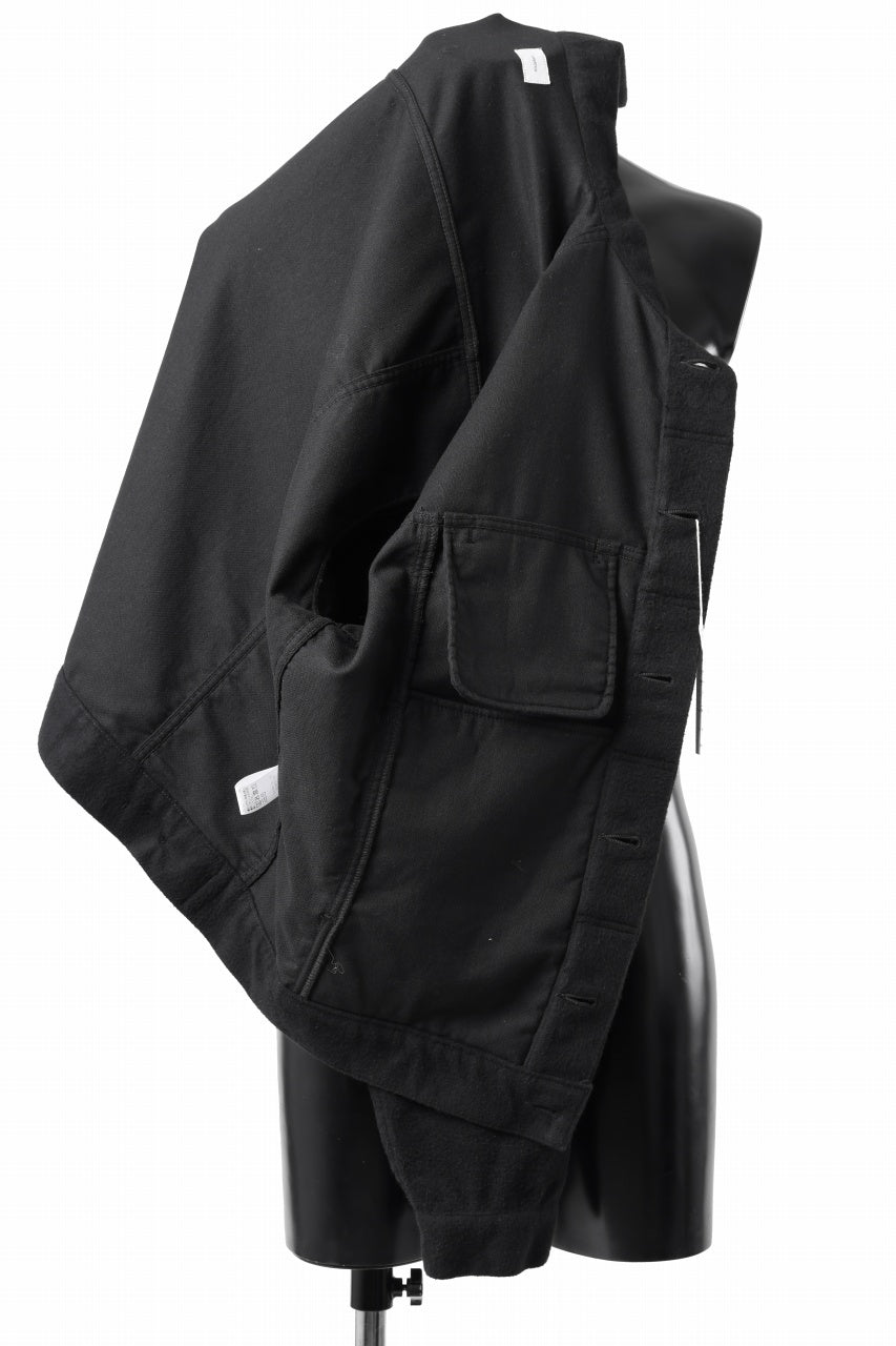 画像をギャラリービューアに読み込む, CAPERTICA BIG JEAN JACKET / NAPPING MOLESKIN (BLACK)