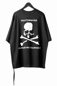 画像をギャラリービューアに読み込む, MASTERMIND WORLD x KATHARINE HAMNETT SLOGAN BIG TEE / MAKE TROUBLE (BLACK)