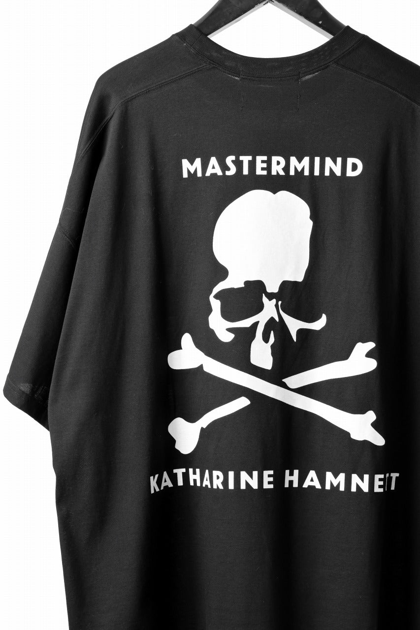 MASTERMIND WORLD x KATHARINE HAMNETT SLOGAN BIG TEE / MAKE TROUBLE (BLACK)