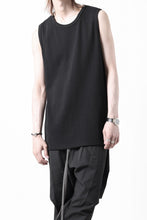 画像をギャラリービューアに読み込む, N/07 NO SLEEVE TOP / SUPER STRETCH BARE TELECO (BLACK)