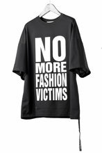 Load image into Gallery viewer, MASTERMIND WORLD x KATHARINE HAMNETT SLOGAN BIG TEE / N, M, F, V (BLACK)