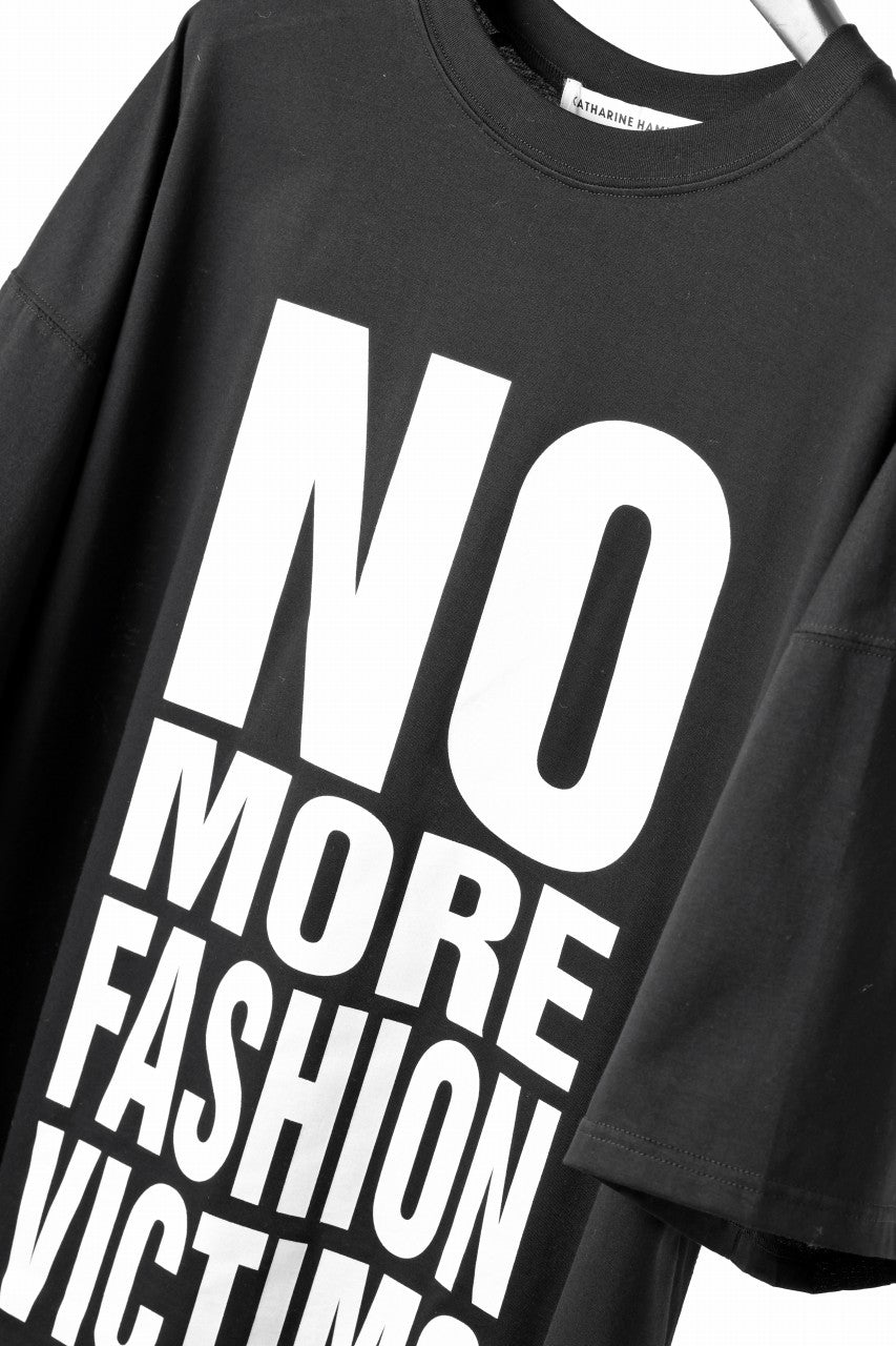 Load image into Gallery viewer, MASTERMIND WORLD x KATHARINE HAMNETT SLOGAN BIG TEE / N, M, F, V (BLACK)