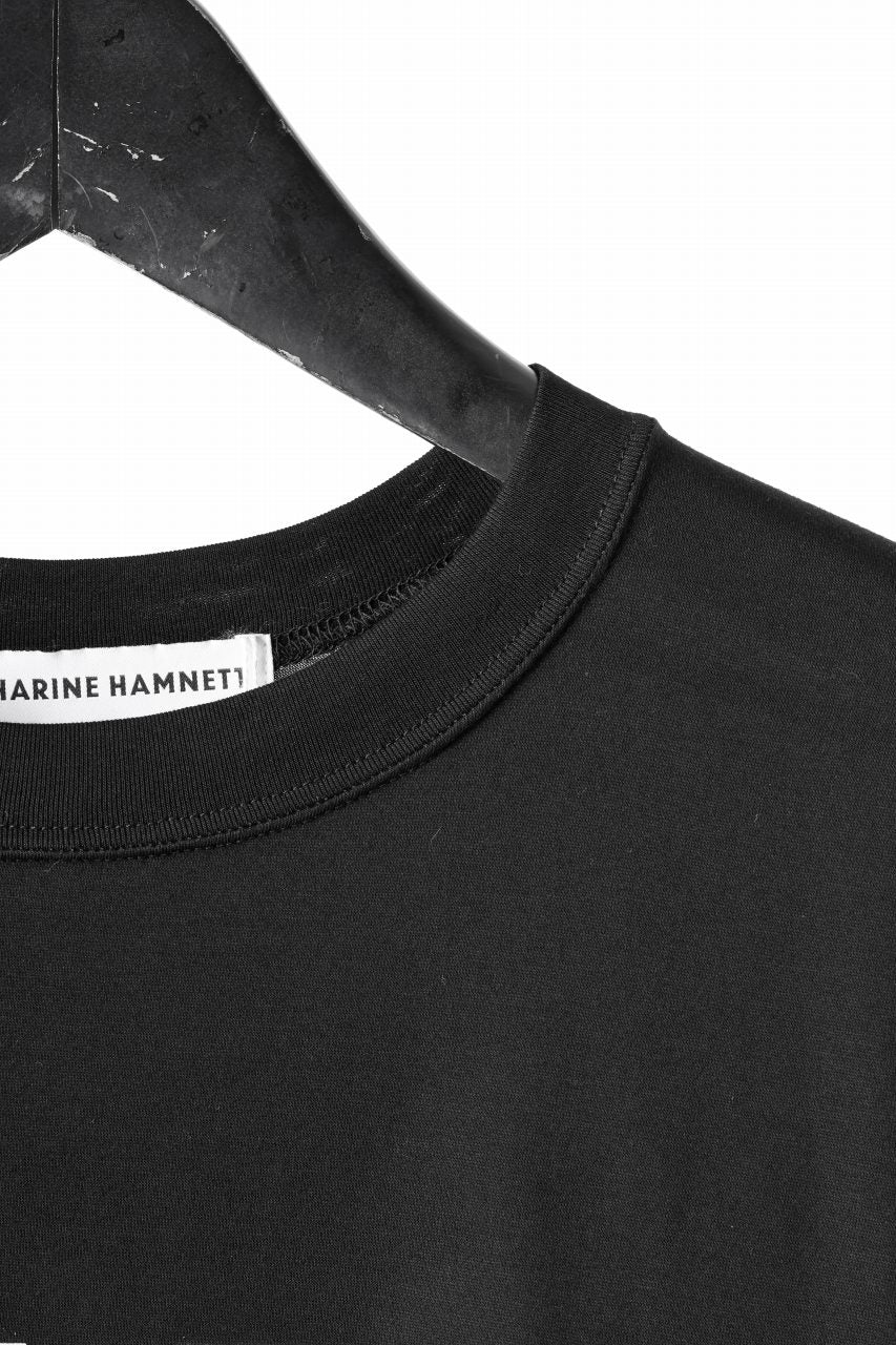 画像をギャラリービューアに読み込む, MASTERMIND WORLD x KATHARINE HAMNETT SLOGAN BIG TEE / MAKE TROUBLE (BLACK)