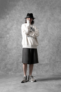 画像をギャラリービューアに読み込む, LASTMAN PRINTED CREW NECK -FC LM- (OATMEAL)