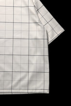 画像をギャラリービューアに読み込む, N/07 exclusive MOCK NECK HALF SLEEVE PULLOVER / WINDOWPANE CHECK TR TWILL (IVORY)