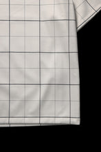 画像をギャラリービューアに読み込む, N/07 exclusive MOCK NECK HALF SLEEVE PULLOVER / WINDOWPANE CHECK TR TWILL (IVORY)