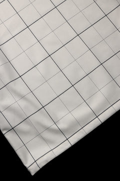 画像をギャラリービューアに読み込む, N/07 exclusive MOCK NECK HALF SLEEVE PULLOVER / WINDOWPANE CHECK TR TWILL (IVORY)