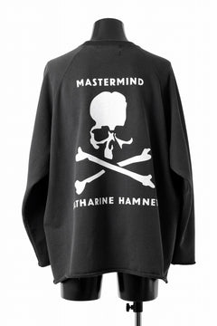 Load image into Gallery viewer, MASTERMIND WORLD x KATHARINE HAMNETT CUTOFF PULLOVER / CHOOSE LIFE (BLACK)