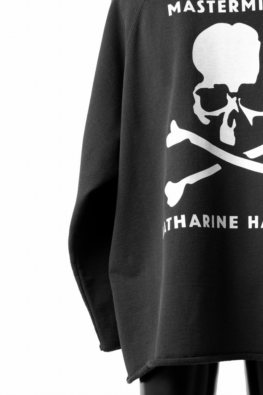 Load image into Gallery viewer, MASTERMIND WORLD x KATHARINE HAMNETT CUTOFF PULLOVER / CHOOSE LIFE (BLACK)