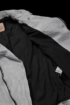 画像をギャラリービューアに読み込む, ISAMU KATAYAMA BACKLASH JP-CALF NATURAL DYED GARMENT-WASH DOUBLE RIDERS VEST (WHITE)