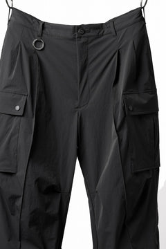 画像をギャラリービューアに読み込む, th products NERDRUM / Cargo Pants / recycled nylon stretch taffeta (black)