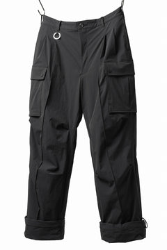 画像をギャラリービューアに読み込む, th products NERDRUM / Cargo Pants / recycled nylon stretch taffeta (black)