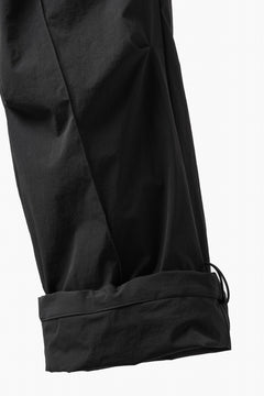 画像をギャラリービューアに読み込む, TARO HORIUCHI / th products NERDRUM / Cargo Pants / recycled nylon stretch taffeta (black)