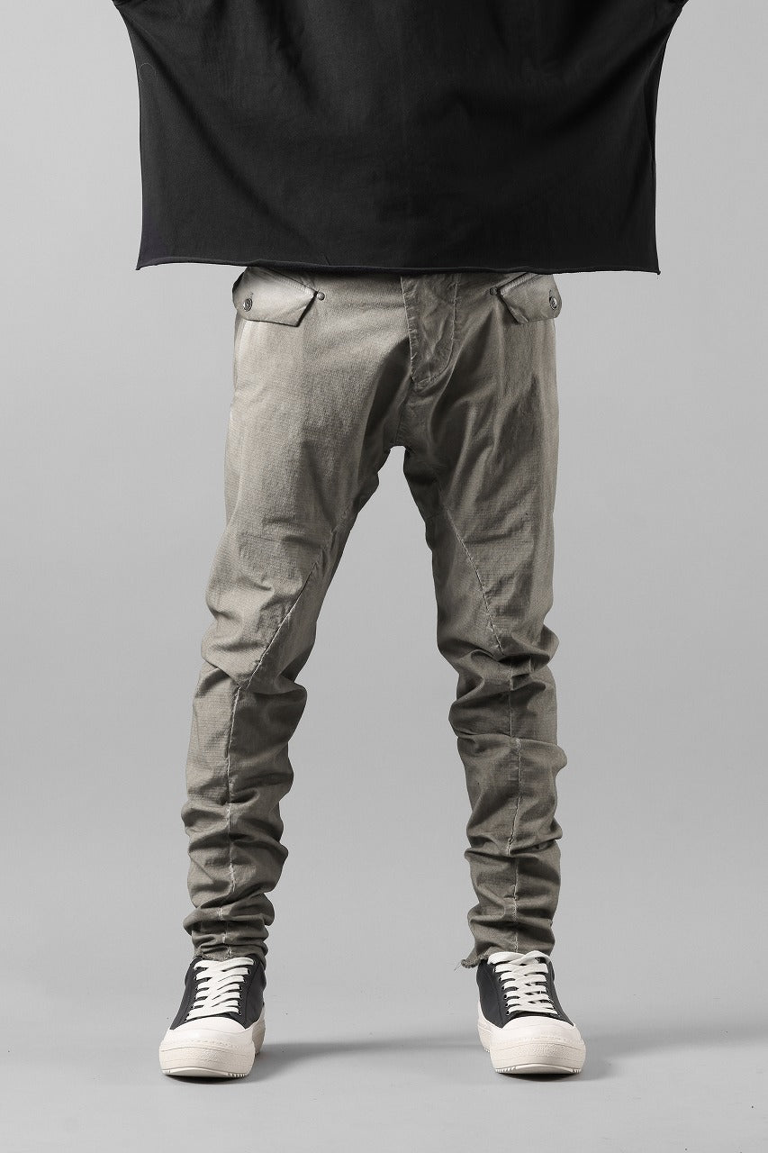 画像をギャラリービューアに読み込む, masnada RELAX FLAP POCKET PANTS / STRETCH LIGHT WEIGHT RIPSTOP (SHALE)