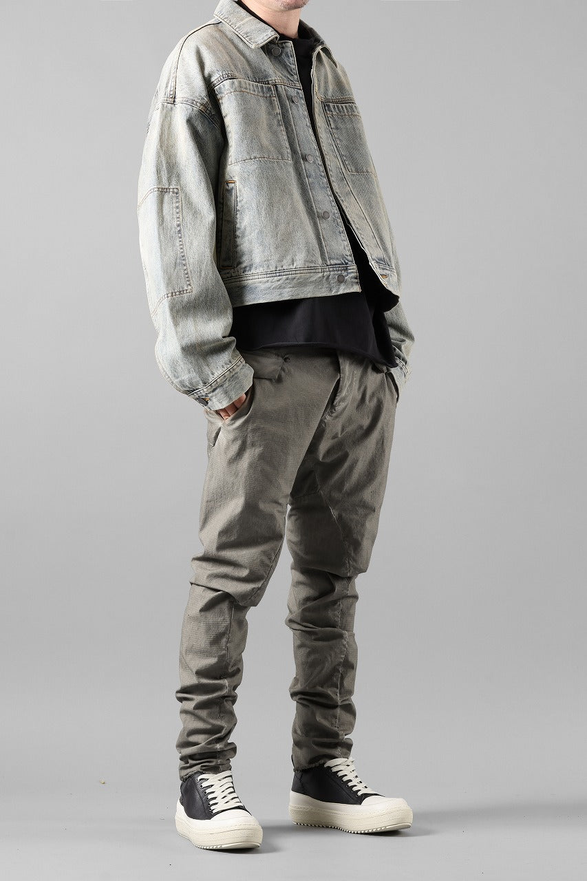 画像をギャラリービューアに読み込む, masnada RELAX FLAP POCKET PANTS / STRETCH LIGHT WEIGHT RIPSTOP (SHALE)