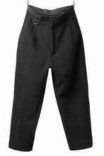 画像をギャラリービューアに読み込む, th products KAPOOR / Wide Tapered Pants / travel wool premiere (black)