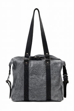 画像をギャラリービューアに読み込む, ierib exclusive Dr-Bag Small wt. Strap Belt / White Waxed Shrunken Horse (BLACK)