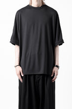 画像をギャラリービューアに読み込む, N/07 DOLMAN SHORT SLEEVE TEE / AQUASUITING THICK RIB (BLACK)