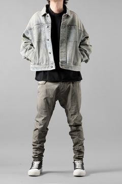 画像をギャラリービューアに読み込む, masnada RELAX FLAP POCKET PANTS / STRETCH LIGHT WEIGHT RIPSTOP (SHALE)