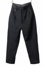 画像をギャラリービューアに読み込む, TARO HORIUCHI / th products KAPOOR / Wide Tapered Pants / travel wool premiere (black)