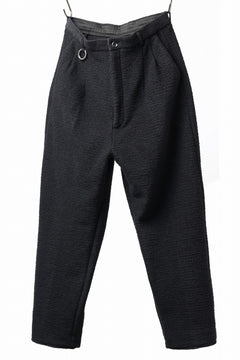 画像をギャラリービューアに読み込む, th products KAPOOR / Wide Tapered Pants / travel wool premiere (black)