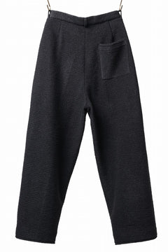 画像をギャラリービューアに読み込む, TARO HORIUCHI / th products KAPOOR / Wide Tapered Pants / travel wool premiere (black)