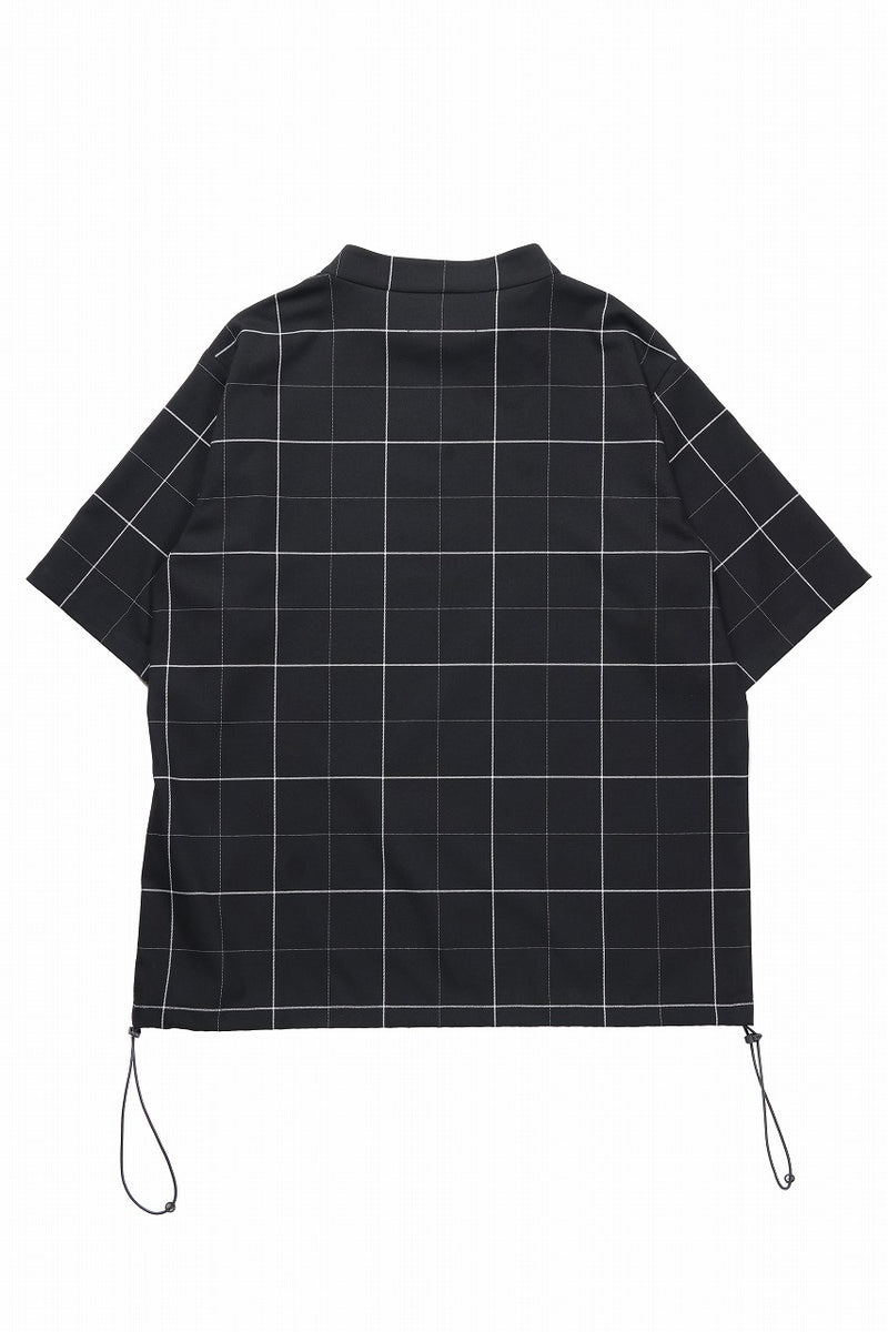 無料クーポン配布 アプリ MOCK exclusive N/07 NECK WINDOWPANE / PULLOVER SLEEVE HALF 絵画