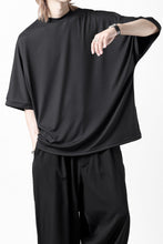 画像をギャラリービューアに読み込む, N/07 DOLMAN SHORT SLEEVE TEE / AQUASUITING THICK RIB (BLACK)