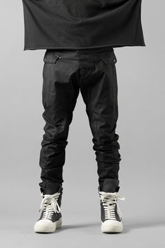 画像をギャラリービューアに読み込む, masnada RELAX FLAP POCKET PANTS / STRETCH LIGHT WEIGHT RIPSTOP (BLACK)