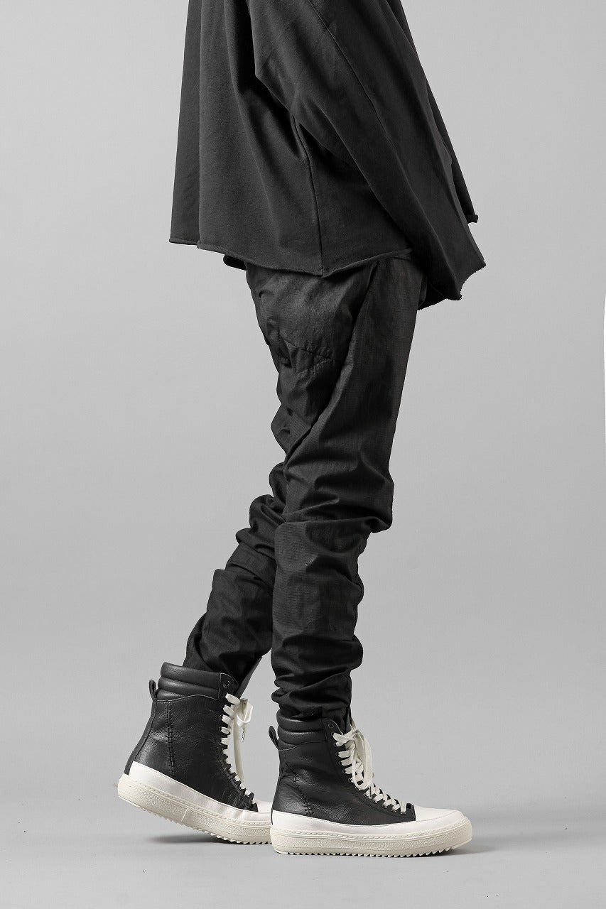 画像をギャラリービューアに読み込む, masnada RELAX FLAP POCKET PANTS / STRETCH LIGHT WEIGHT RIPSTOP (BLACK)