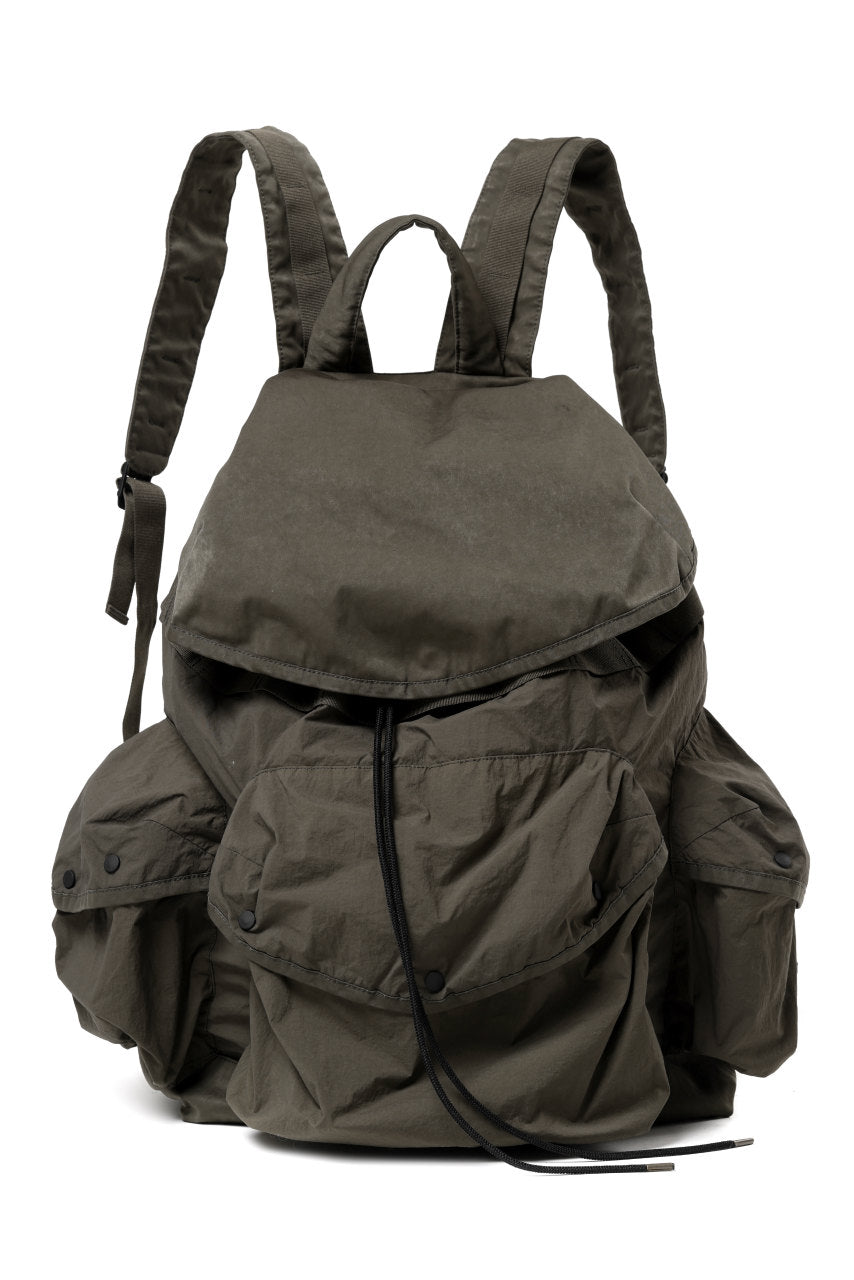 Load image into Gallery viewer, Ten c BACK PACK / OBJECT DYED (DARK OLIVE)