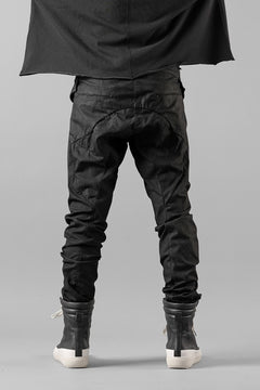 画像をギャラリービューアに読み込む, masnada RELAX FLAP POCKET PANTS / STRETCH LIGHT WEIGHT RIPSTOP (BLACK)