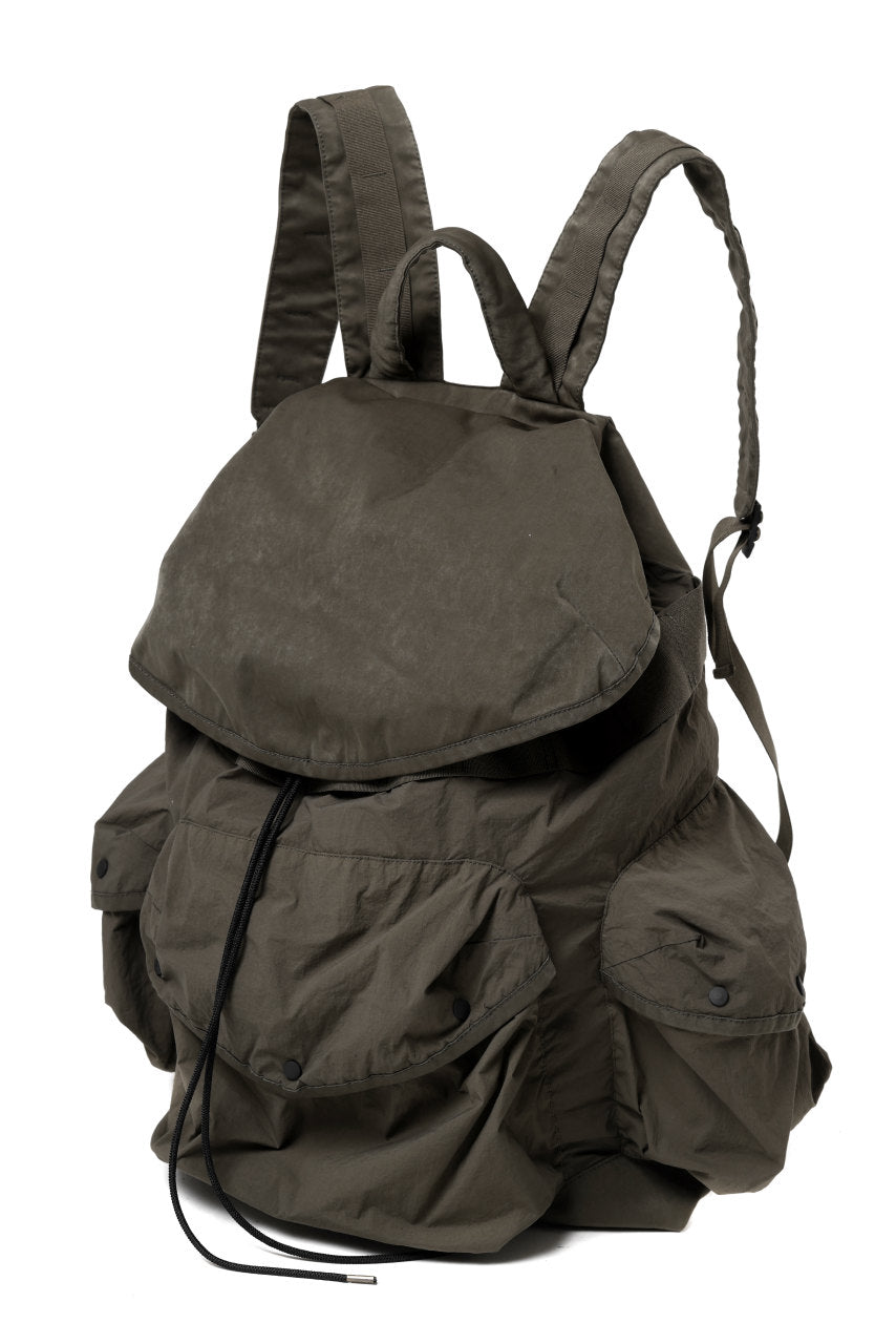 Load image into Gallery viewer, Ten c BACK PACK / OBJECT DYED (DARK OLIVE)