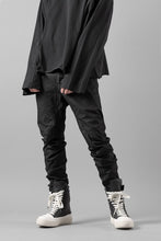 画像をギャラリービューアに読み込む, masnada RELAX FLAP POCKET PANTS / STRETCH LIGHT WEIGHT RIPSTOP (BLACK)